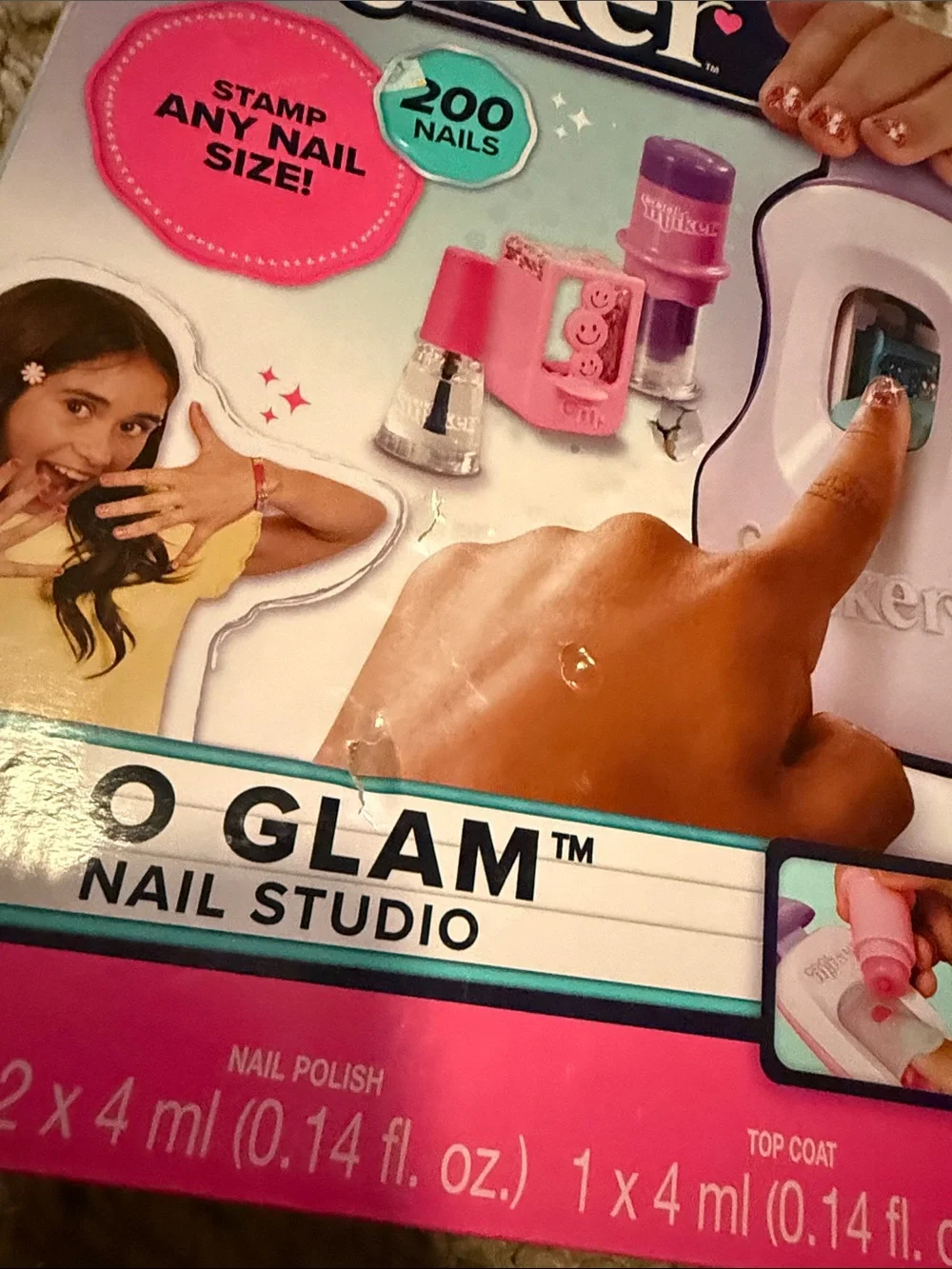 Go Glam Nail Studio Kids Nail Stamper - new 7+ years old